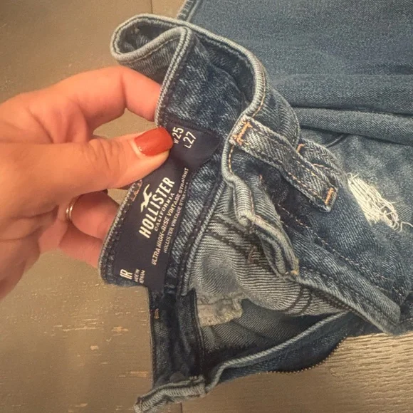 Hollister High Rise Straight Jeans 1R - Picture 1 of 5